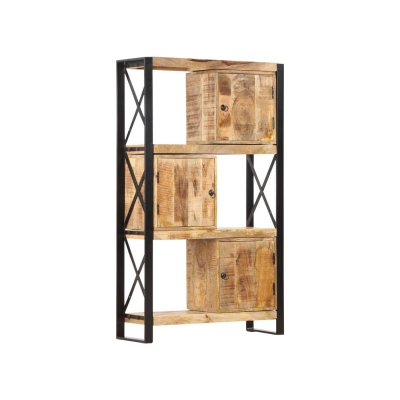 Iron & Mango Wd Display Cabinet