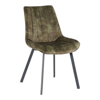 Iron & Velvet Dining Chair